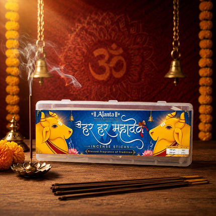 Har Har Mahadev Premium Incense Sticks Shiv Bhakti Agarbatti with Rich Divine Fragrance  Divine Masala Agarbatti for Daily Puja, Meditation, Temple & Home Fragrance  Long Lasting Sacred Aroma