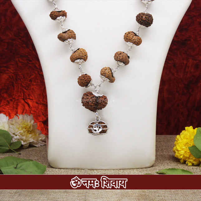 Vishwanath Mahadeva Indrani Mala – Indonesian Siddha Rudraksha Mala (1 to 21 Mukhi Divine Combination)