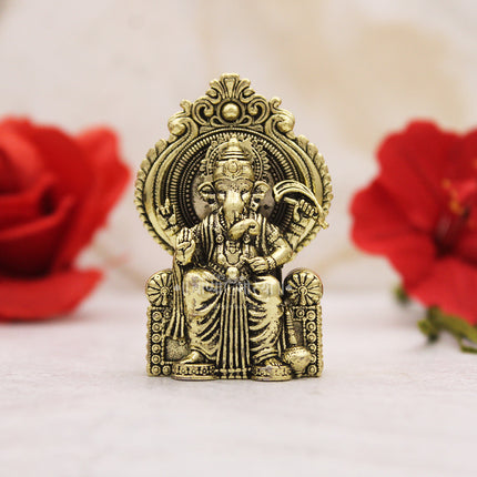 Lalbaugcha Raja Ganpati Idol – Divine Mumbai Cha Raja Statue (2 Inch )