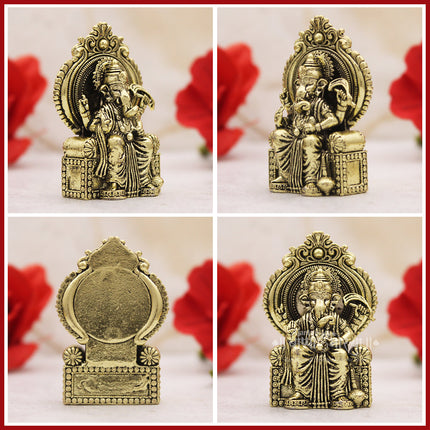 Lalbaugcha Raja Ganpati Idol – Divine Mumbai Cha Raja Statue (2 Inch )