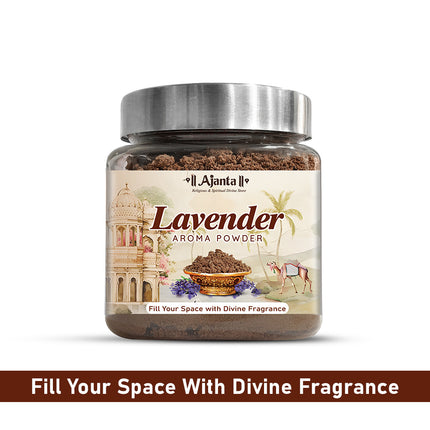 Lavender Aroma Powder – Natural Floral Fragrance Powder for Pooja Floral Fragrance Powder for Spiritual Rituals
