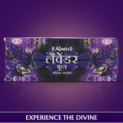 Ajanta Lavender Premium Agarbatti – Long Lasting Fragrance for Pooja, Meditation & Relaxation