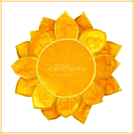 Lotus Aasan – Kamal Aasan Cloth for Pooja, Idol Base | Lakshmi, Gauri Ganpati, Saraswati Devi, Durga Maa,Varalakshmi, Ganesh Margashish Navratri Puja (16 Inch)