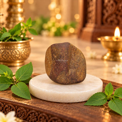 दिव्य शिव शिला – ऊर्जा, संरक्षण आणि आध्यात्मिक सामंजस्यासाठी भगवान शंकराचा पवित्र दगड | पूजा, ध्यान आणि गृह मंदिराच्या सजावटीसाठी नैसर्गिक पवित्र शाळीग्राम