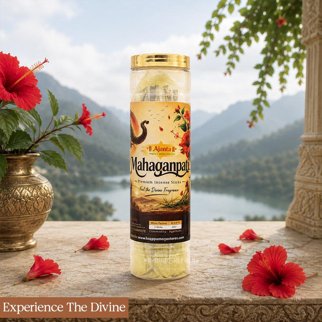 Mahaganpati Incense Sticks – (Long Burning 3 Hours )Divine Fragrance for Puja & Prayer