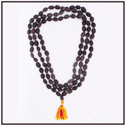 Kamal Gatta Mala  Beads Original Big Lotus Seeds Japa Mala for Laxmi Pooja and Wearing - Grey