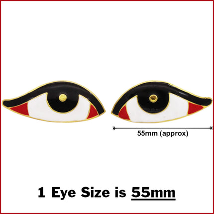Nayan Netra Ankhe for God Vigraha Idol God Statue Eye, God Idol Netra, Chakshu for God Goddess Murti