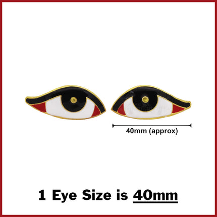 Nayan Netra Ankhe for God Vigraha Idol God Statue Eye, God Idol Netra, Chakshu for God Goddess Murti