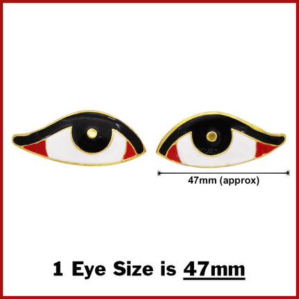 Nayan Netra Ankhe for God Vigraha Idol God Statue Eye, God Idol Netra, Chakshu for God Goddess Murti