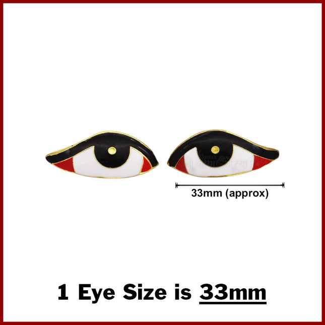 Nayan Netra Ankhe for God Vigraha Idol God Statue Eye, God Idol Netra, Chakshu for God Goddess Murti