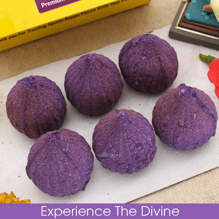 Traditional Modak Shape Dhoop for Lord Ganesha Festival Worship गणपती उत्सवासाठी खास  Premium Traditional Dhoop for Ganapati Sthapana, Bhajan, Kirtan, Aarti, Mandir Puja & Religious Ceremonies(Lavender)