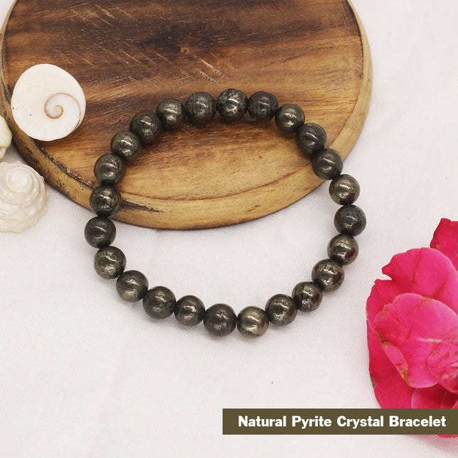 Pyrite Bracelet Pyrite Wealth Bracelet For Abundance