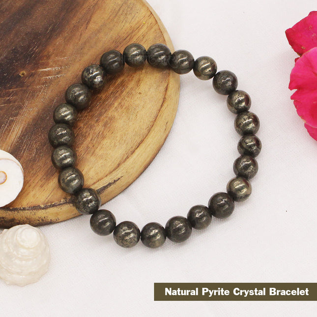 Pyrite Bracelet Pyrite Wealth Bracelet For Abundance