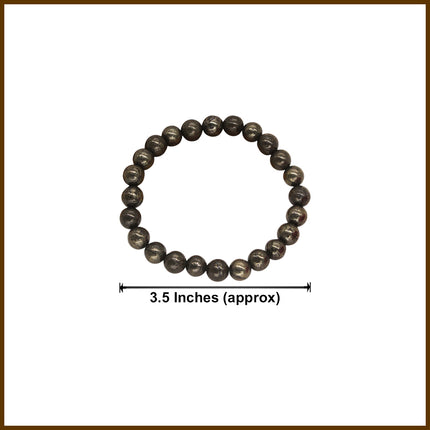 Pyrite Bracelet Pyrite (पायराईट ब्रेसलेट) Wealth Bracelet For Abundance