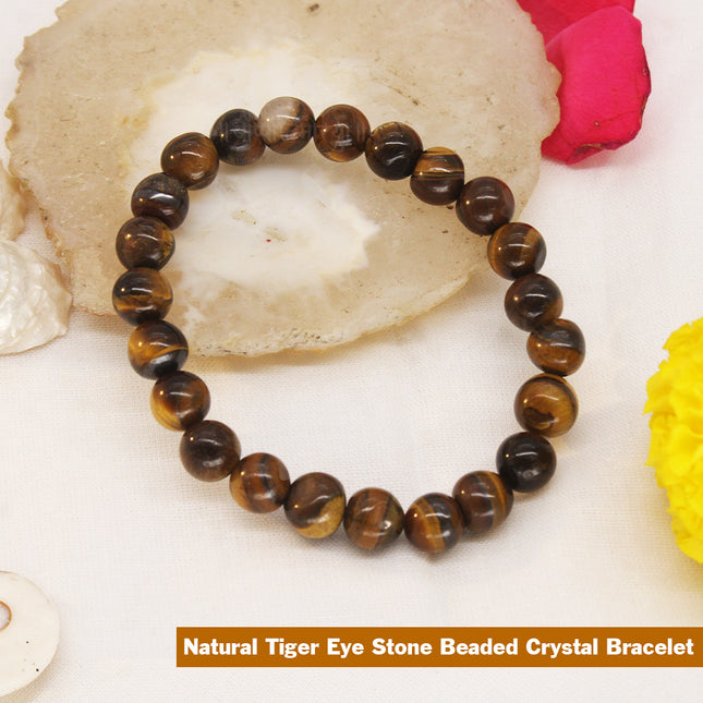 Tiger Eye Bracelet (टायगर आय ब्रेसलेट )For Willpower & Protection
