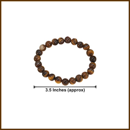 Tiger Eye Bracelet (टायगर आय ब्रेसलेट )For Willpower & Protection