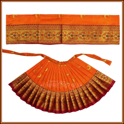 Maharani  Devi Mata Lakshmi Pujan Poshak | Kalash Sthapana & Margashirsh Puja Dress | Varalakshmi Devi Poshak for Navratri | Traditional Goddess Dress for Idol & Home Temple (7 Inch Poshak)