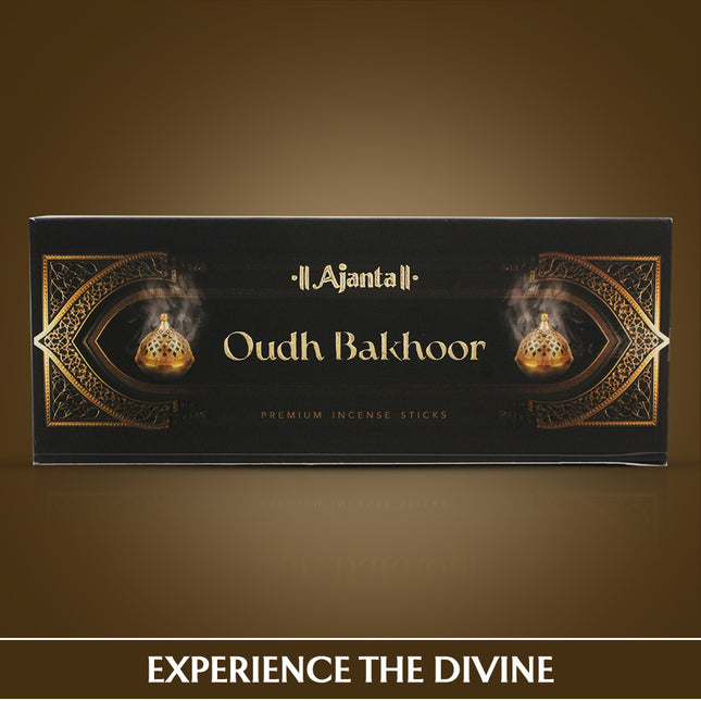 Ajanta Oudh Bakhoor Premium Incense Sticks – Luxurious Fragrance for Divine Ambience