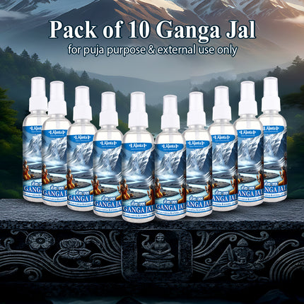 Pavitra Ganga Jal | Natural  Holy Water Sourced from Gangotri  Pure Sacred Water for Pooja, Prayers, Rituals & Ceremonies | Authentic Gangajal from Gangotri Valley | Ideal for Hindu Traditions, Festivals & Devotional Use