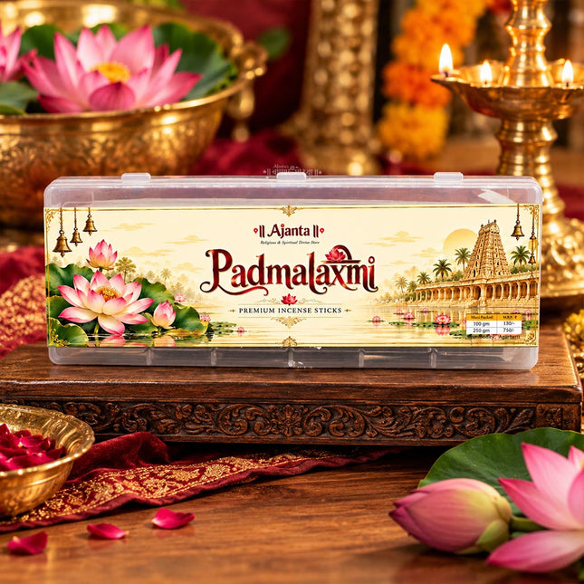 Padma Laxmi Agarbatti Sticks for Daily Puja, Goddess Lakshmi Worship, Aarti, Diwali Lakshmi Pujan and Home Temple Prayers