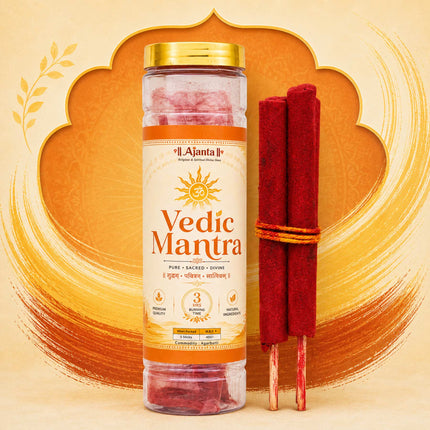 Mahamantra Premium Incense Sticks  – Long Burning 3 Hours Divine Fragrance for Puja, Meditation & Chanting