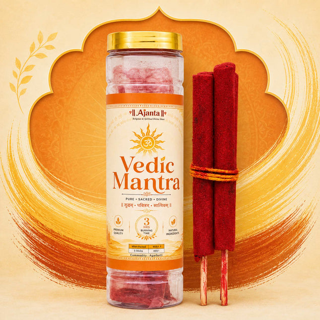 Mahamantra Premium Incense Sticks  – Long Burning 3 Hours Divine Fragrance for Puja, Meditation & Chanting