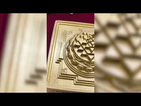Meru Shree Yantra for Pooja Divine Shree Yantra Sri Siddhi Chakra Meru  Spiritual Yantram Divine Shree Yantra Sri Siddhi Chakra Meru Yantram  Vastu & Wealth Yantra for Home Temple, Office & Diwali Puja -(1.5 x 2.5 )(Small Size )