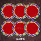 Set Of 6 / Red