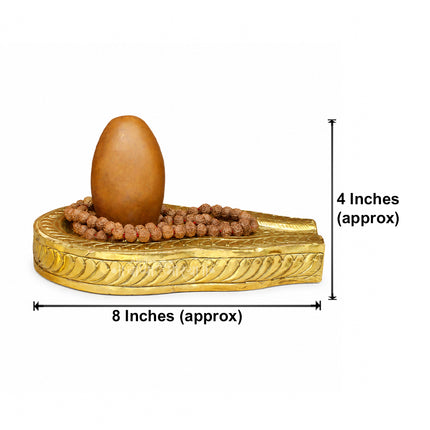 Chandan Colour Shivling – Sacred Shiva Lingam for Puja, Abhishek & Home Temple