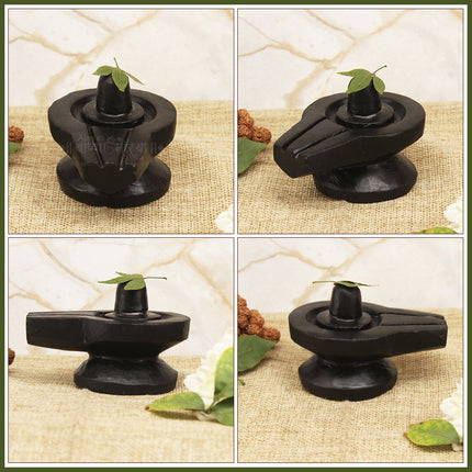 Mahadev Black Stone Shivalinga  – Small Shivling for Daily Puja