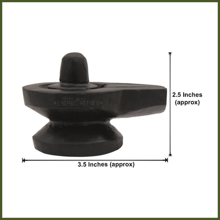 Mahadev Black Stone Shivalinga  – Small Shivling for Daily Puja