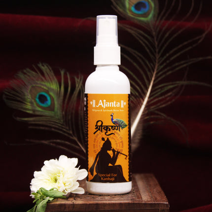 Shree  Krishna Temple Spray Multiple Uses fragrance spray for home temple//laddu gopal spray//dieties perfume (Temple Room Spray & Air Freshner) (100 ml)