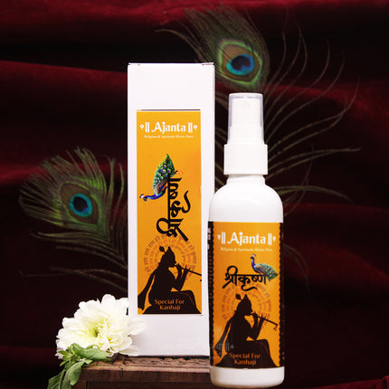 Shree  Krishna Temple Spray Multiple Uses fragrance spray for home temple//laddu gopal spray//dieties perfume (Temple Room Spray & Air Freshner) (100 ml)