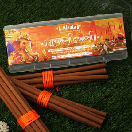 Sukhakarta Dukhaharta Bamboooless Dhoop Incense Sticks – Long Stick Burning  Dhoop & Divine Fragrance