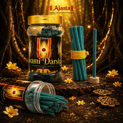 Swami Darshan Premium Bambooless Dhoop Sticks | Divine Fragrance for Daily Puja, Aarti, Prayer, Meditation, Home Temple & Spiritual Rituals