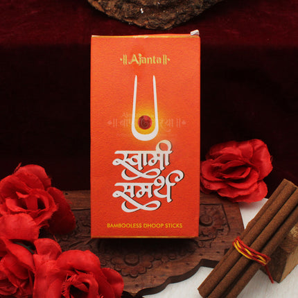 Swami Samartha Bambooless Dhoop  Stick  Hand-Rolled Handicrafted for Pooja, Meditation, Devotion & Positive Energy