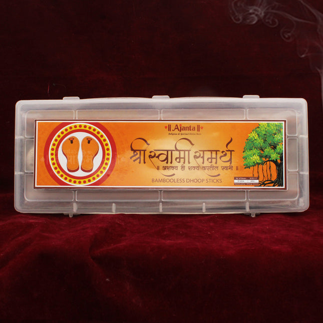 Swami Samarth Hand-Rolled Bambooless Dhoop Sticks for Peace, Prayer & Positive Energy