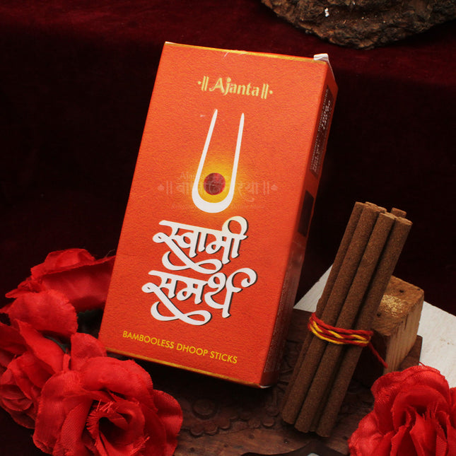 Swami Samartha Bambooless Dhoop  Stick  Hand-Rolled Handicrafted for Pooja, Meditation, Devotion & Positive Energy