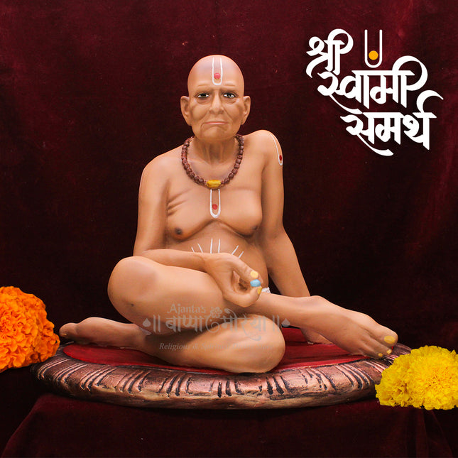 Sadguru Swami Samarth Maharaj Idol Param Krupalu  Akkalkot Dattavatar Premium Fiber Idol