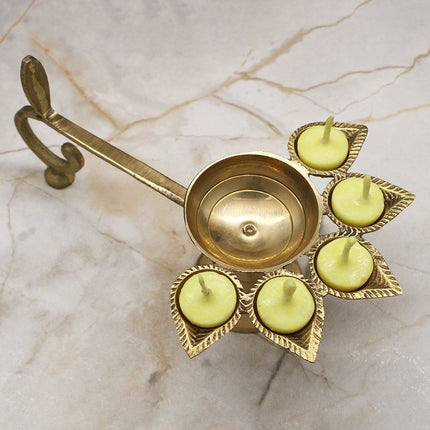 Tup Watti Vati तुप वाती घी बाती Pavitra Jyot Pure Desi Cow Ghee Wicks Free from Wax Easy to Use for  Daily Puja, Aarti & Devghar Use Festival & Mandir Rituals  (60 Wicks Per Pack)