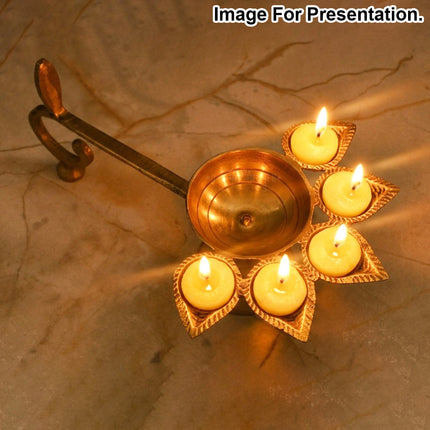 तूप वाती /वात पवित्र ज्योत पूजा गाईचे तूप वाती/वात /बत्ती/ वाटी मेण-मुक्त, जास्त काळ टिकणाऱ्या, रोजच्या पूजेसाठी, आरतीसाठी आणि देवघरासाठी वापरण्यास सोप्या – सण आणि धार्मिक विधींसाठी (१०० वाती प्रति पॅक)