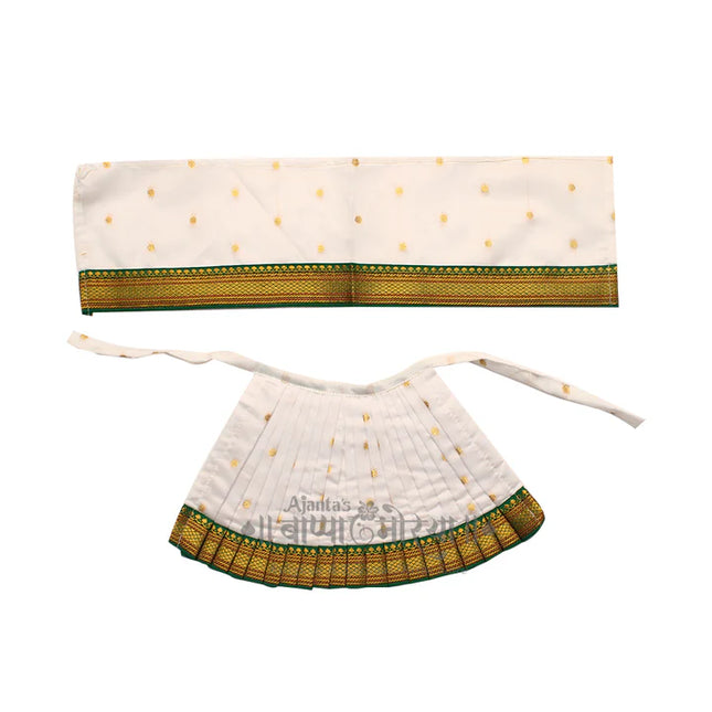 Goddess Lakshmi Dress for Pooja | 7 Inch Poshak Mata Vastra | Margashirsha GuruvarLaxmi Pujan & Festival Worship